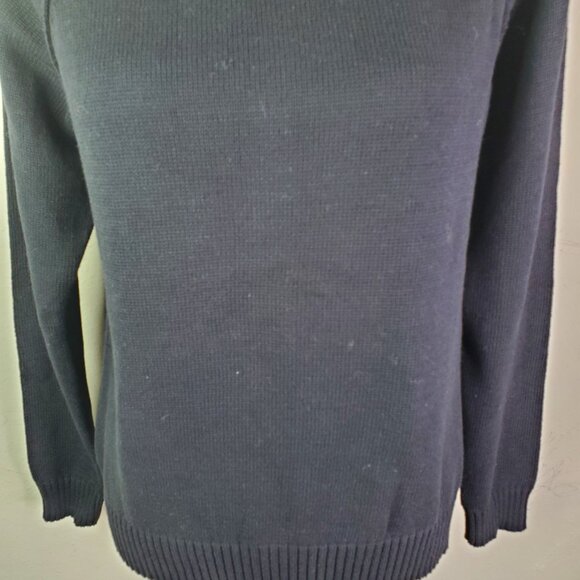 Karen Scott Womens Black Cotton Turtleneck Sweater XS - Picture 7 of 11